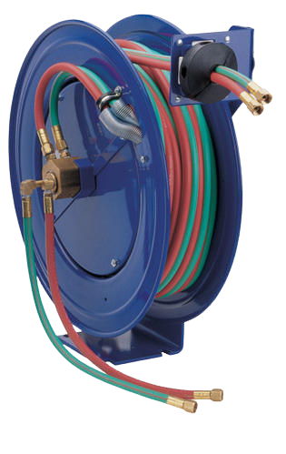 Auto Rewind Gas Hose Reel - Color: Any