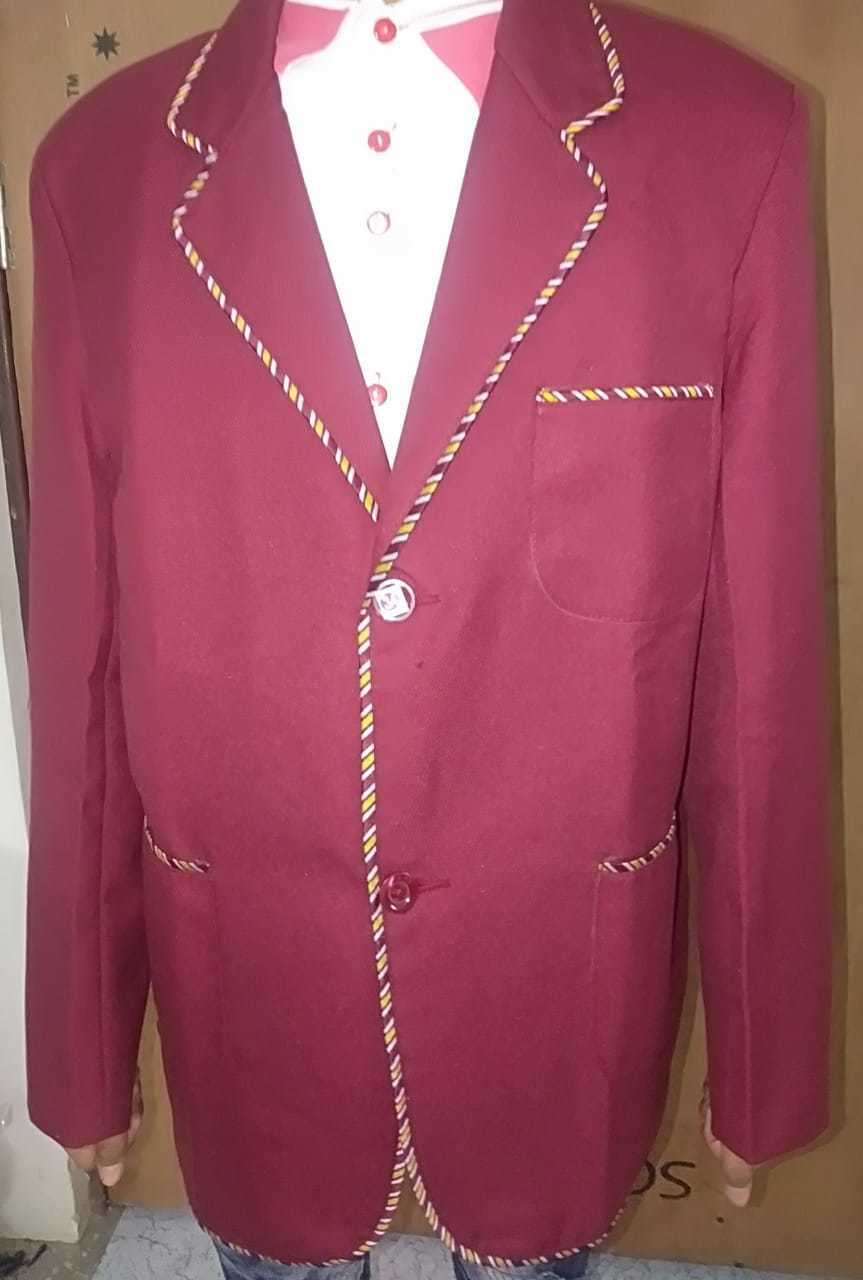Uniform Blazer - Woolen, Sizes Xs To Xl, Colors Navy Blue, Black, Green, Red, Coffee | Features: Anti-wrinkle, Dry Cleaning, No Fade, Long Sleeves