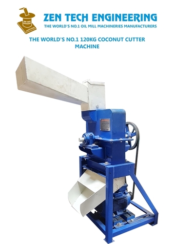 Bhagat Singh Coconut Cutter - Metal, 120kg Production Capacity | Manual Control, Blue Color, Coconut Cutter Machine