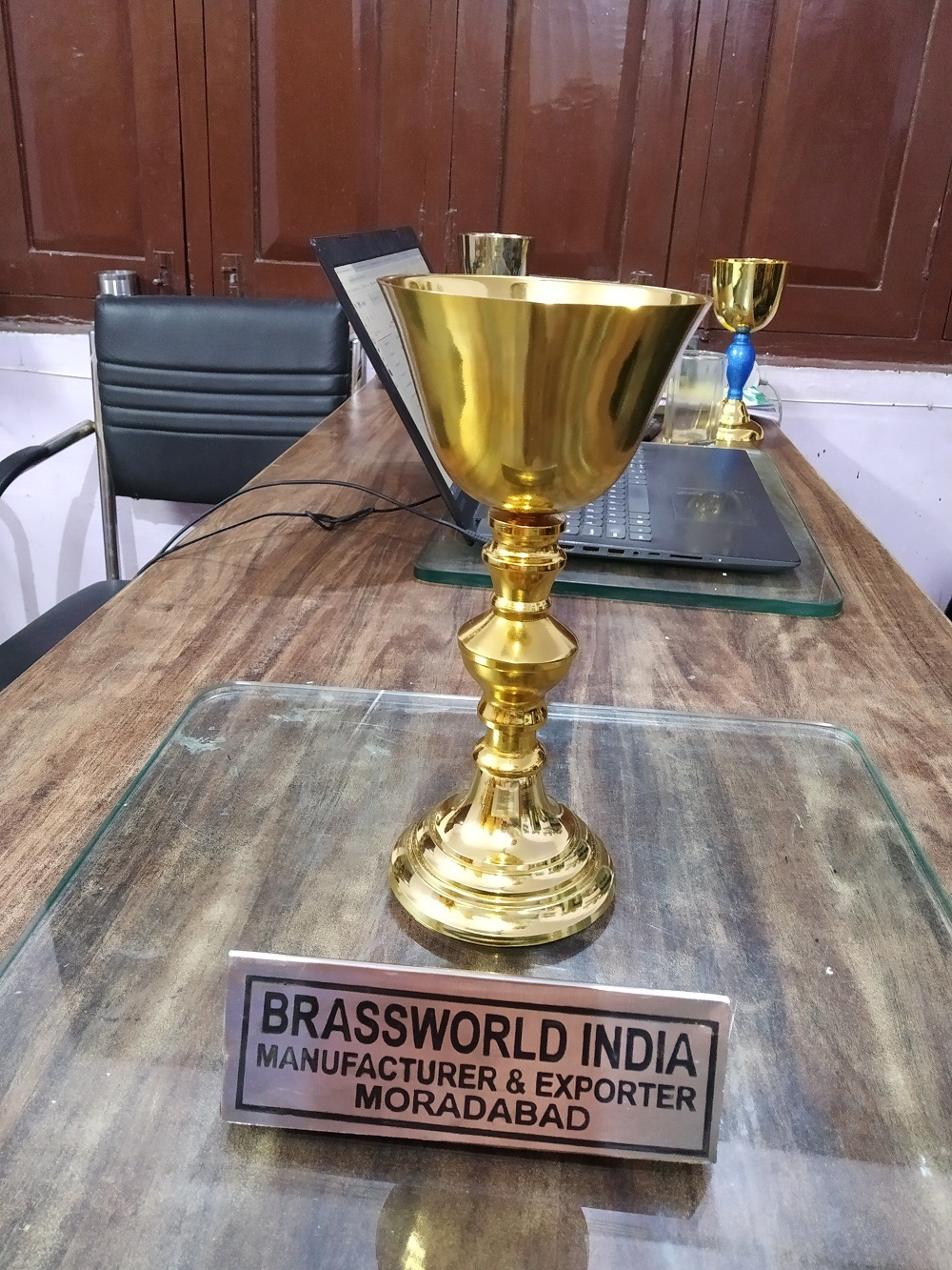 Brass Polished Chalice And Paten Church Supplies