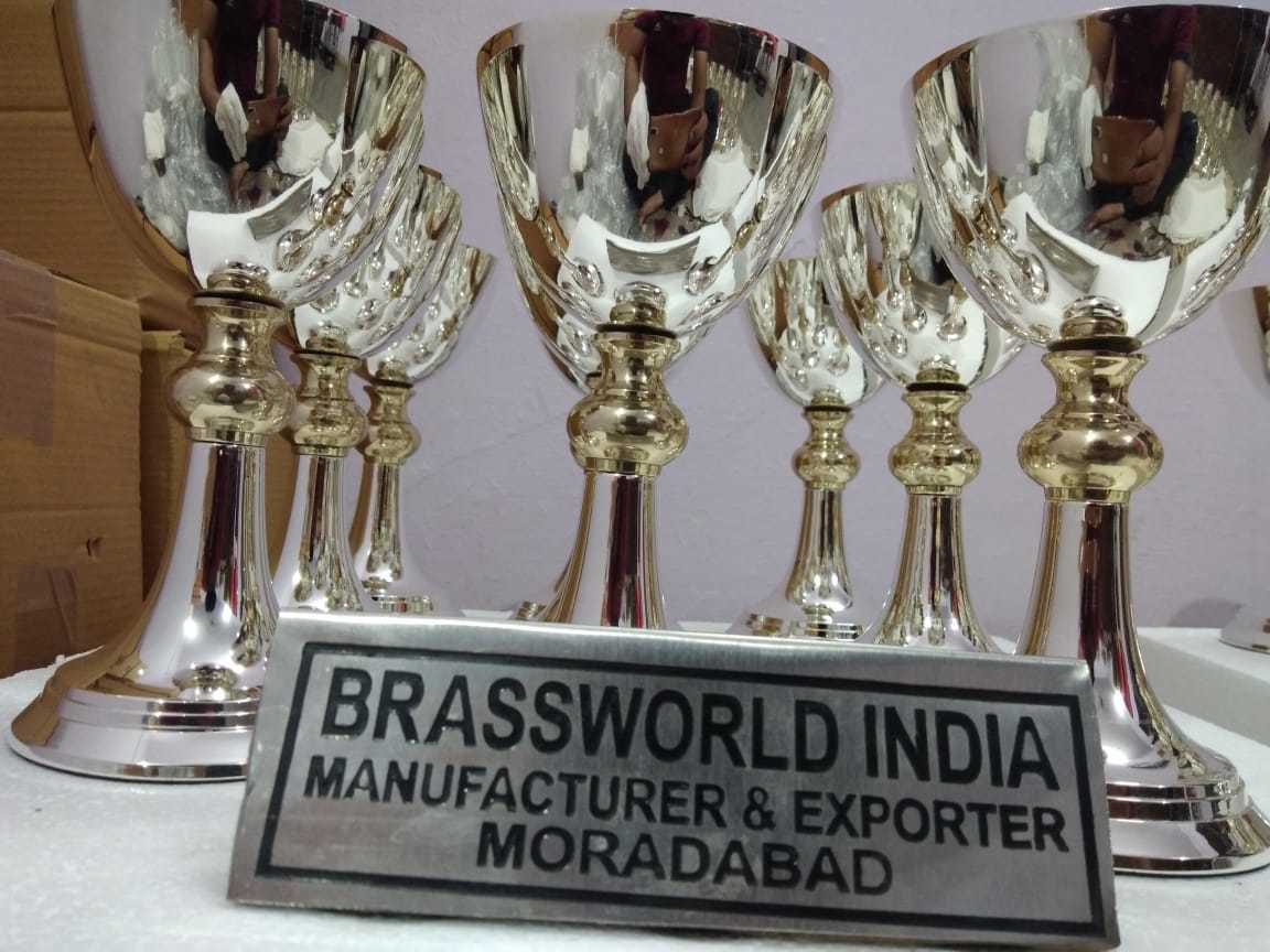 Brass Silver Holy Chalice Made From Brassworld India Church Supplies