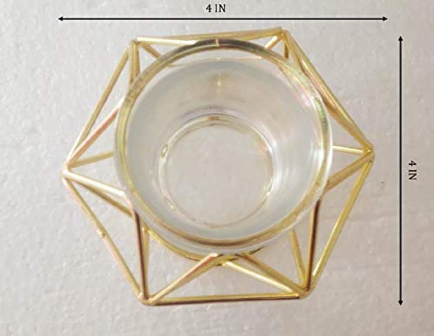 Gold Candle Stand Tea Light