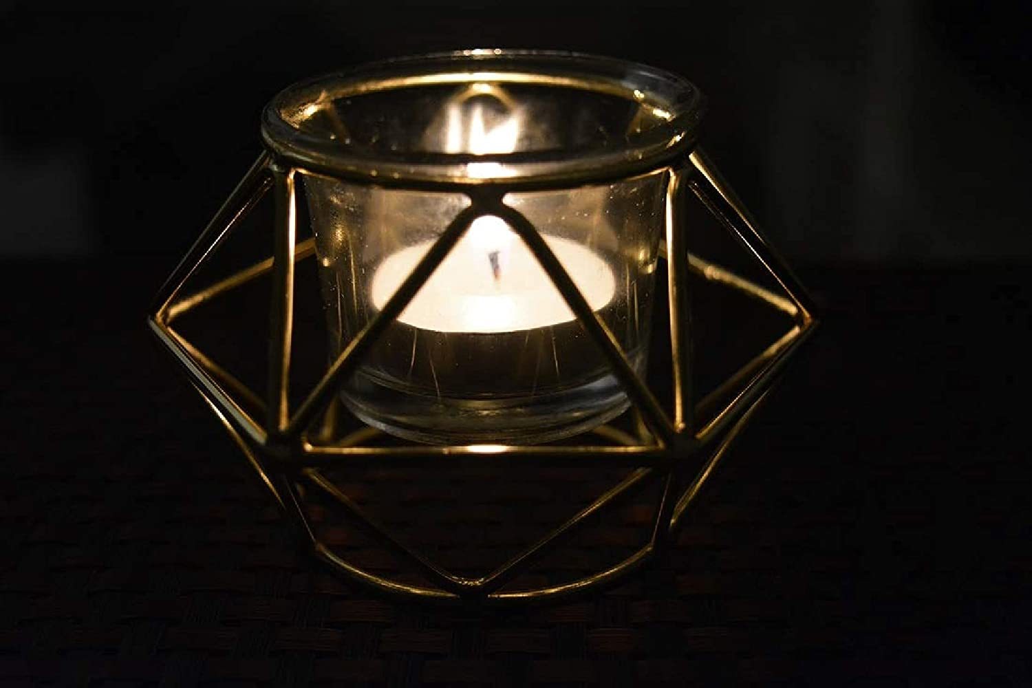 Gold Candle Stand Tea Light
