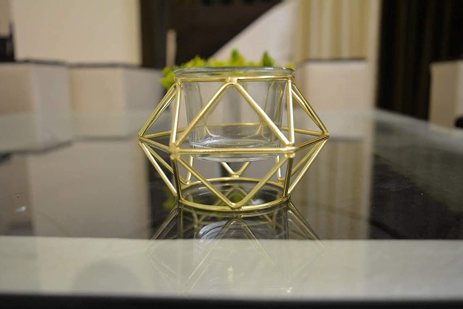 Gold Candle Stand Tea Light