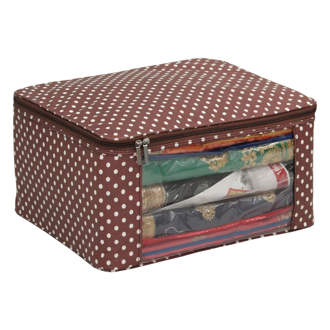Dot Multi Saree Cover (17149) Size: 17*14*9