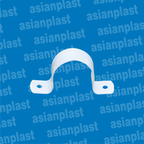 UPVC Pipe Support - PVC Material, Round Shape, White Color | Flawless Quality Assurance from Skilled Professionals