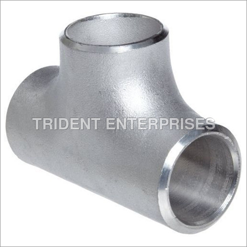 Stainless Steel Tee - Stainless Steel, Silver | Ideal for Construction Applications, Durable and Versatile Stainless Steel Product