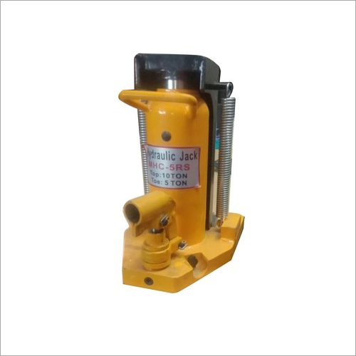MHC 5RS Hydraulic Toe Jack - Mild Steel, 142 Millimeter Height | 5-10 Tonne Lifting Capacity, Ideal for Pushing & Pulling Applications