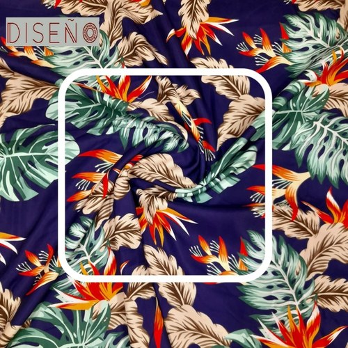 Swiss Cotton Digital Prints - 20 Meter Multicolour Digital Printed Polyester Fabric, 44-45 Inches Wide for Kurti, Salwar Suit, Dress Usage