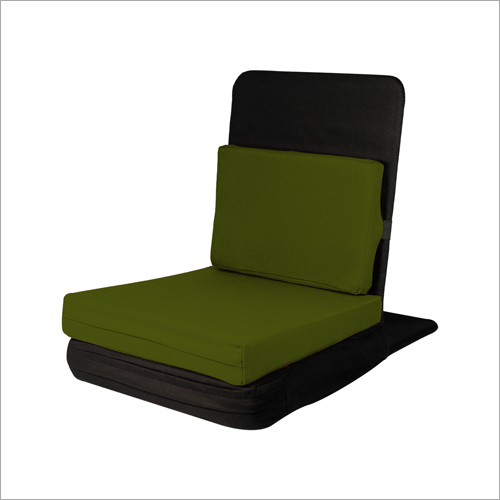 पु फोम हर्ब ग्रीन मोक्ष ज़ेन चेयर कुशन और बैकरेस्ट के साथ