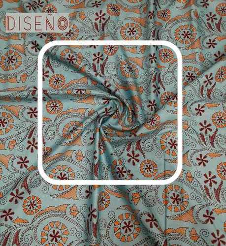 Ruby Cotton Digital Print - 100-150 GSM, 44-45 Inch Width | Medium Weight, Washable, Suitable for Tops, Blouses, Kurtis