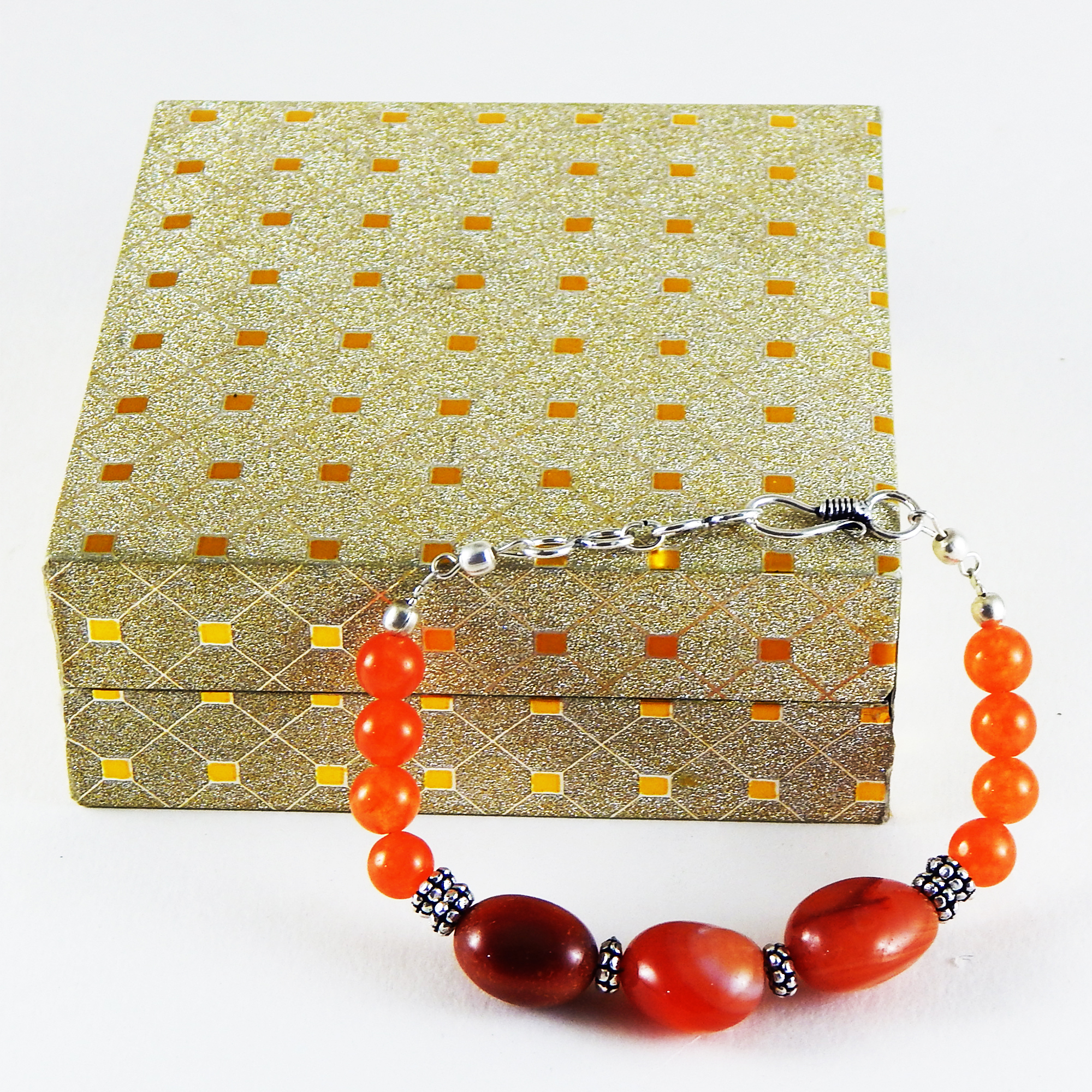 Health Gemstone Carnelian Sacral Chakra Bracelet