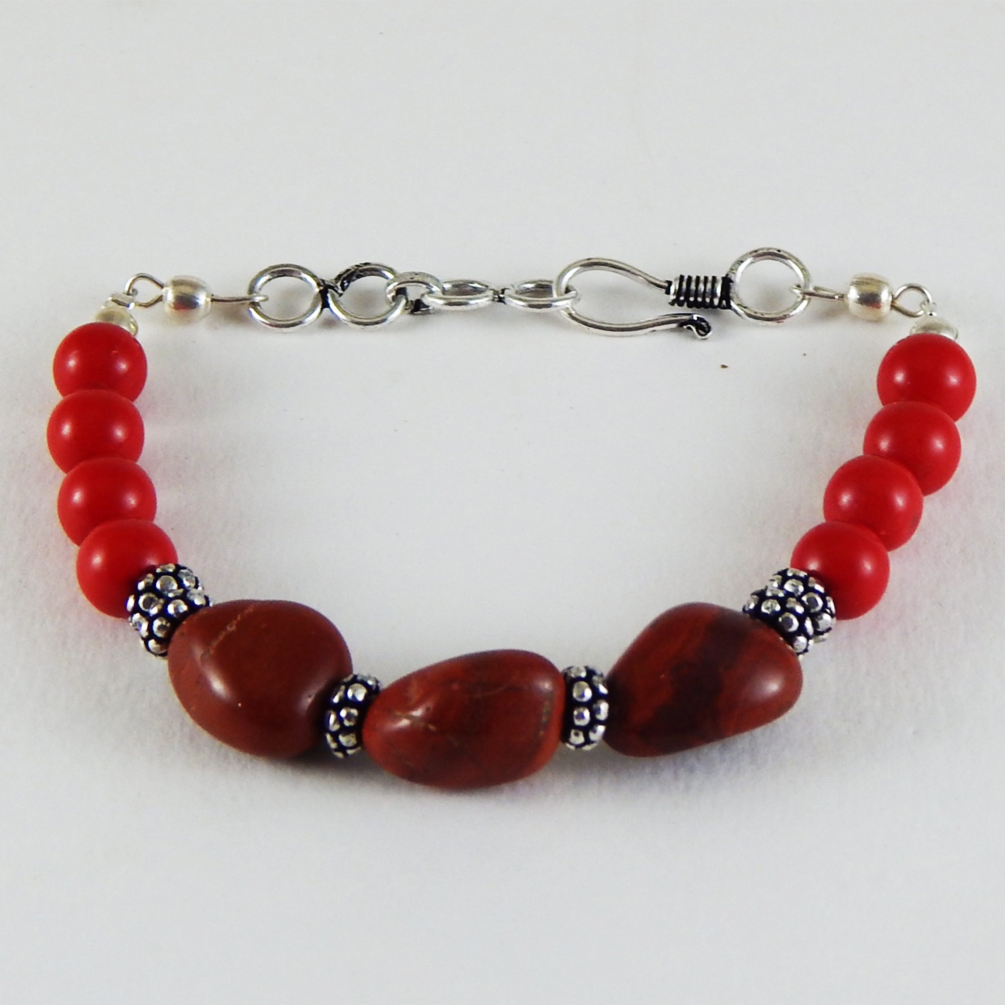 Health Gemstone Red Jasper Root Chakra Bracelet