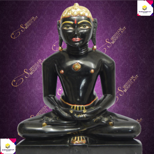 Marble Ajita Jain Statue