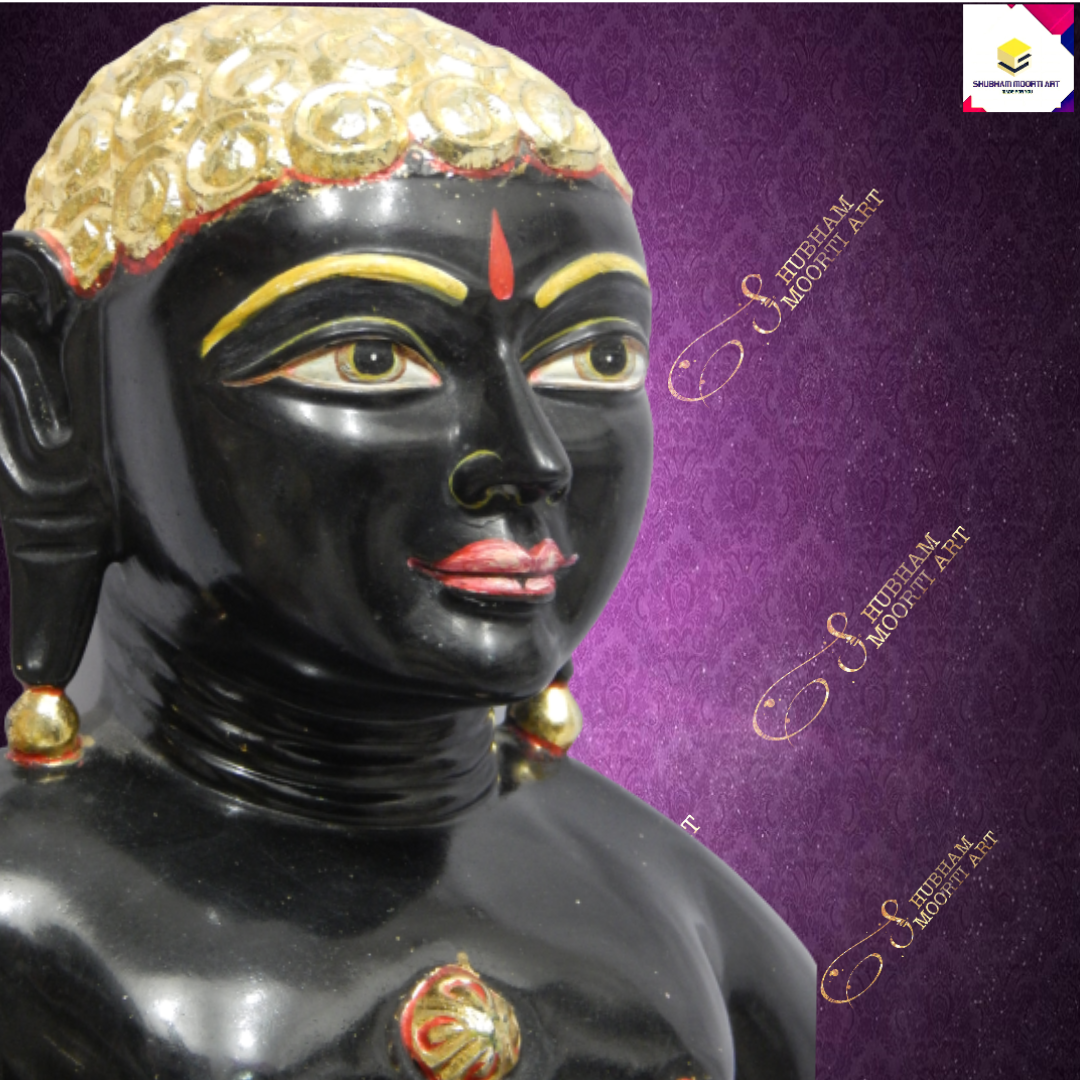 Marble Ajita Jain Statue