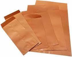 Envelope File - Paper Material, Square Size Options 4.75x4.75 To 13.5x13.5 Inches | Eye-catching Brown Color, Flat Design For Letters & Cards