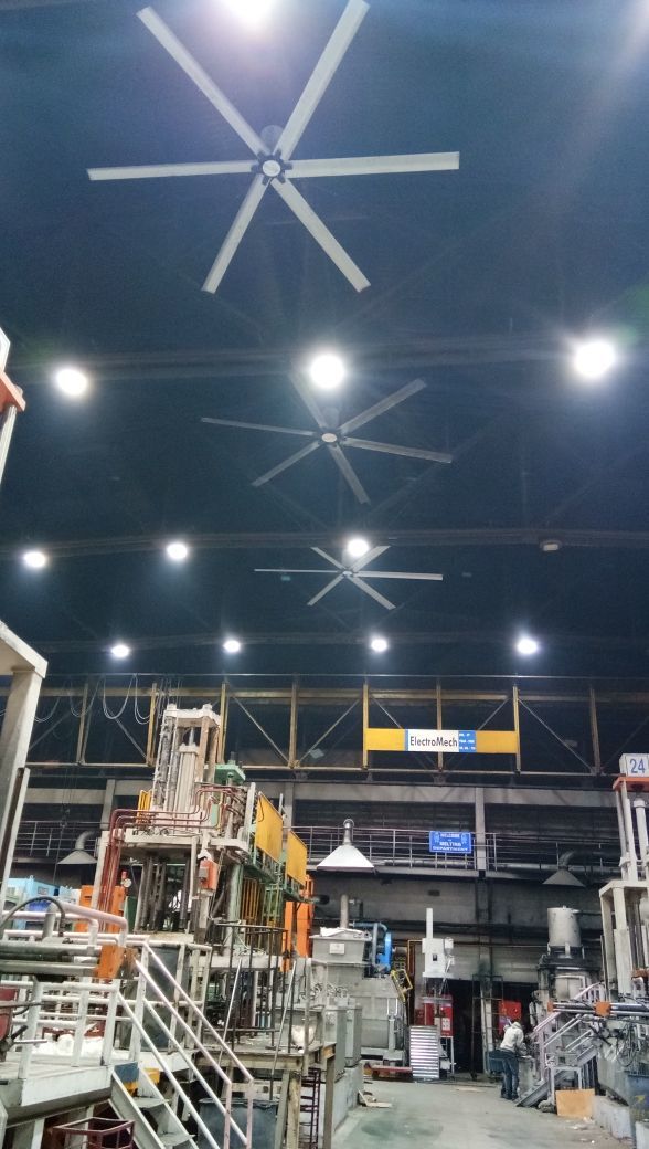 Industrial Hvls Fan Blade Diameter: 10-24 Foot (Ft)