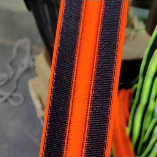 Black And Orange Drawcord Elastic Tape