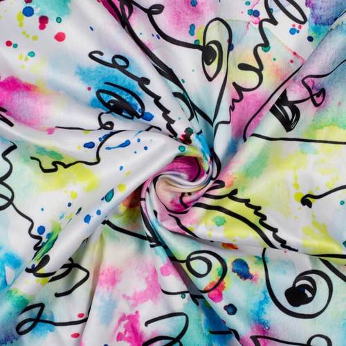 Washable T-Shirt Lycra Digital Print