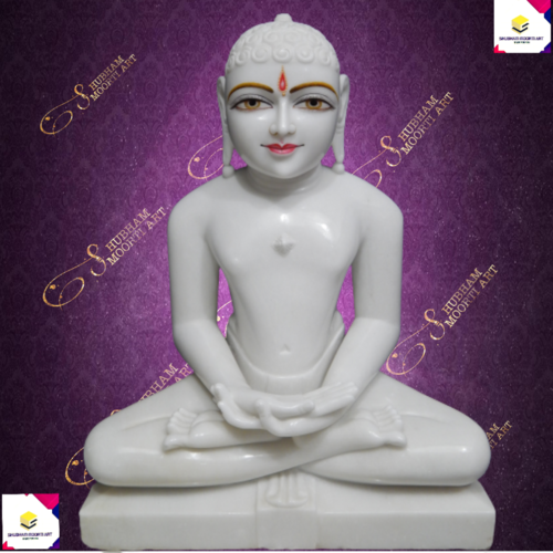 Marble Shambhava Jain Statue