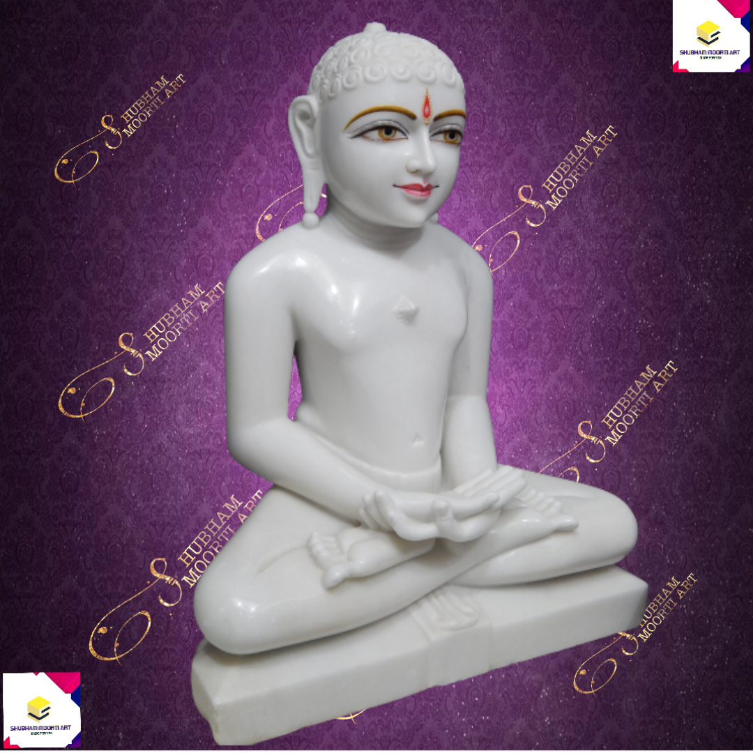 Marble Shambhava Jain Statue