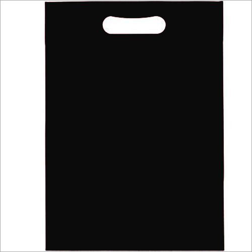 12X18 Inch Black D Cut Non Woven Bag
