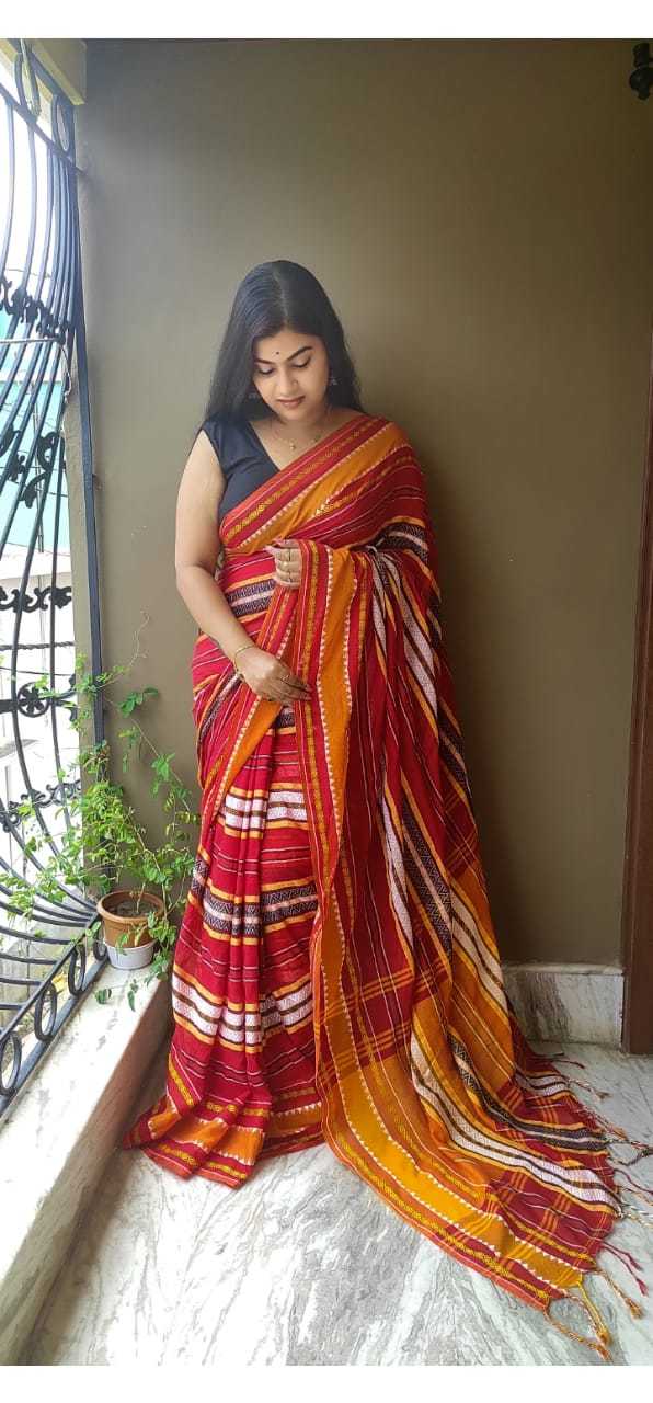 Cotton Begampuri Saree - Premium Quality Cotton Silk Multi-color | Lightweight Perfect Party Wear With Blouse Piece
