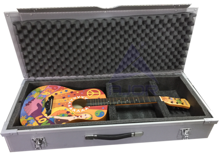 Black Guitar Flight Case
