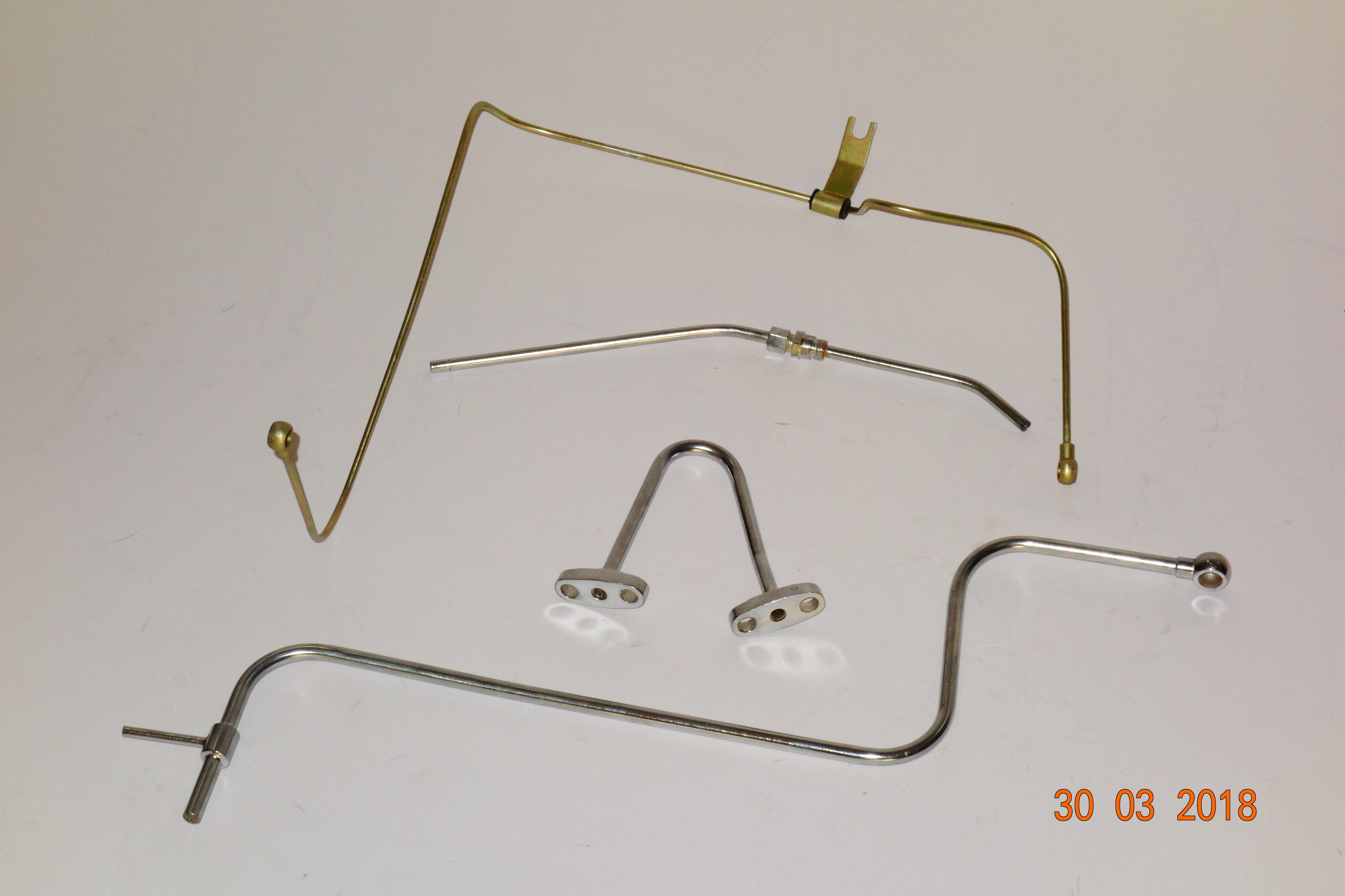 Golden Lubrication Fuel Pipes