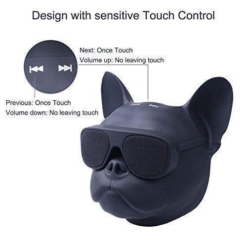 Dog Head Speaker, Blue Tooth Bull Dog Wireless Speaker Usage: Mobile Phone