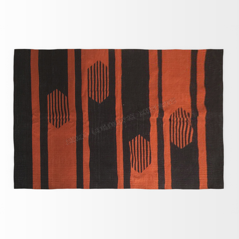 High Quality Jute Flat Weave Carpets For Floor Area Back Material: Woven Back
