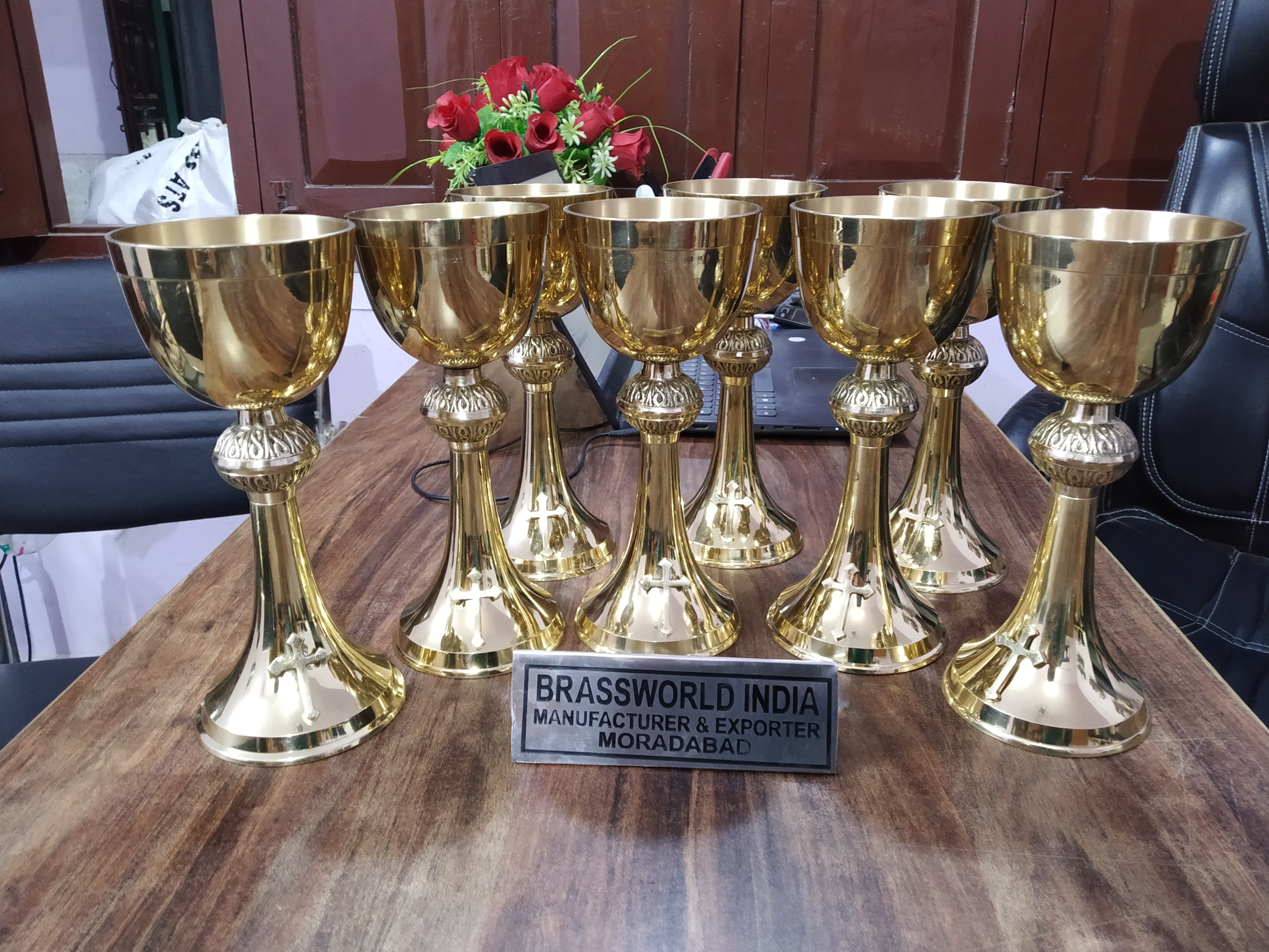 Brass All Modern Types Chalice And Paten Church Supplies