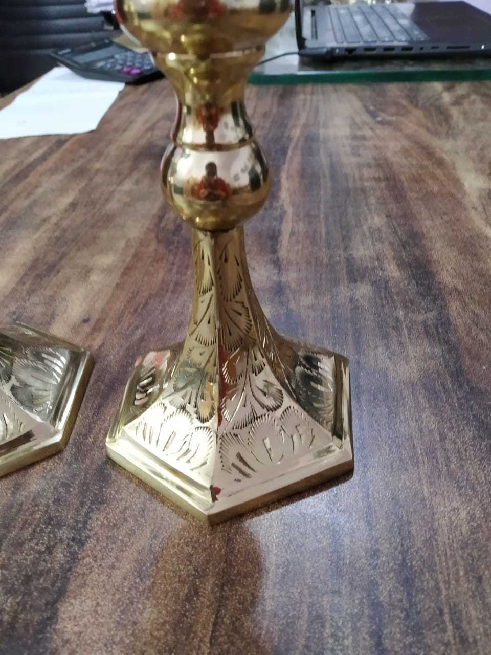 Brass Medium Size Chalice And Paten Church Supplies