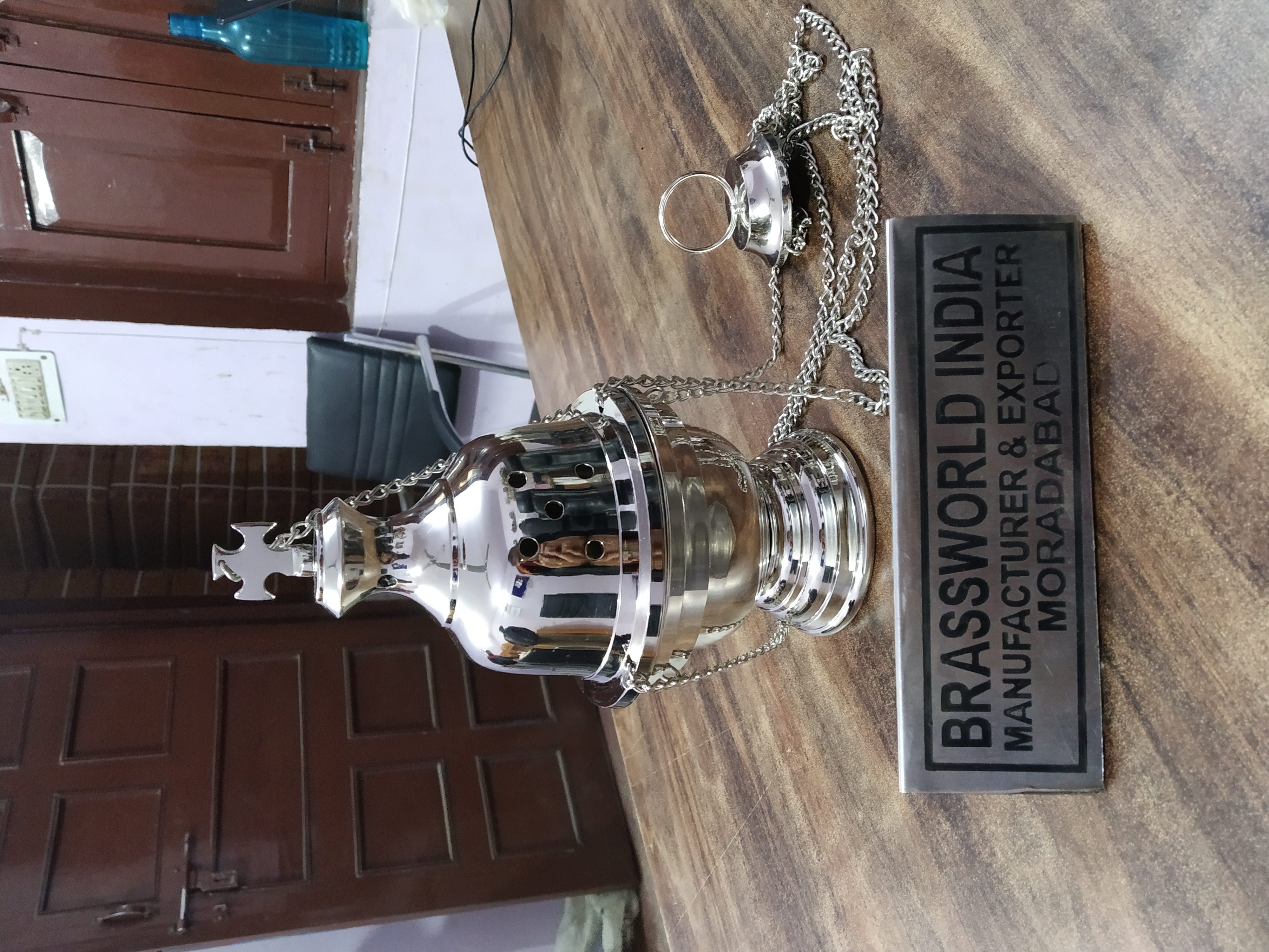 Brass Censer And Tong Spoon And Boat Church Supplies