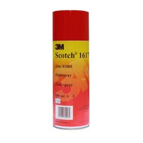 3M Scotch 1617 Zinc Spray - 400ml Liquid, Excellent Adhesion to Iron and Steel, Corrosion Protection Compliance