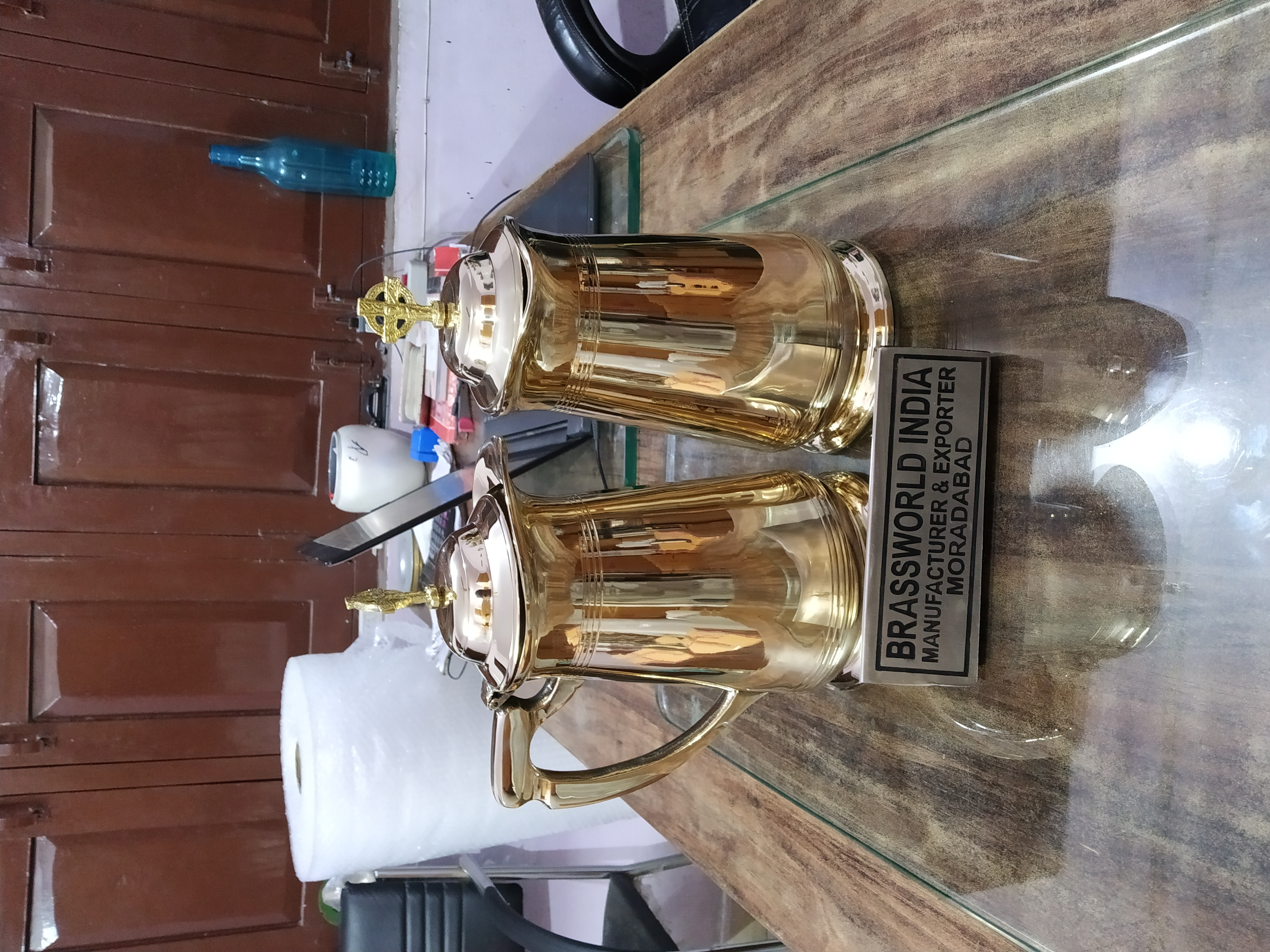 Brass Communion Jug Polished Church Supplies