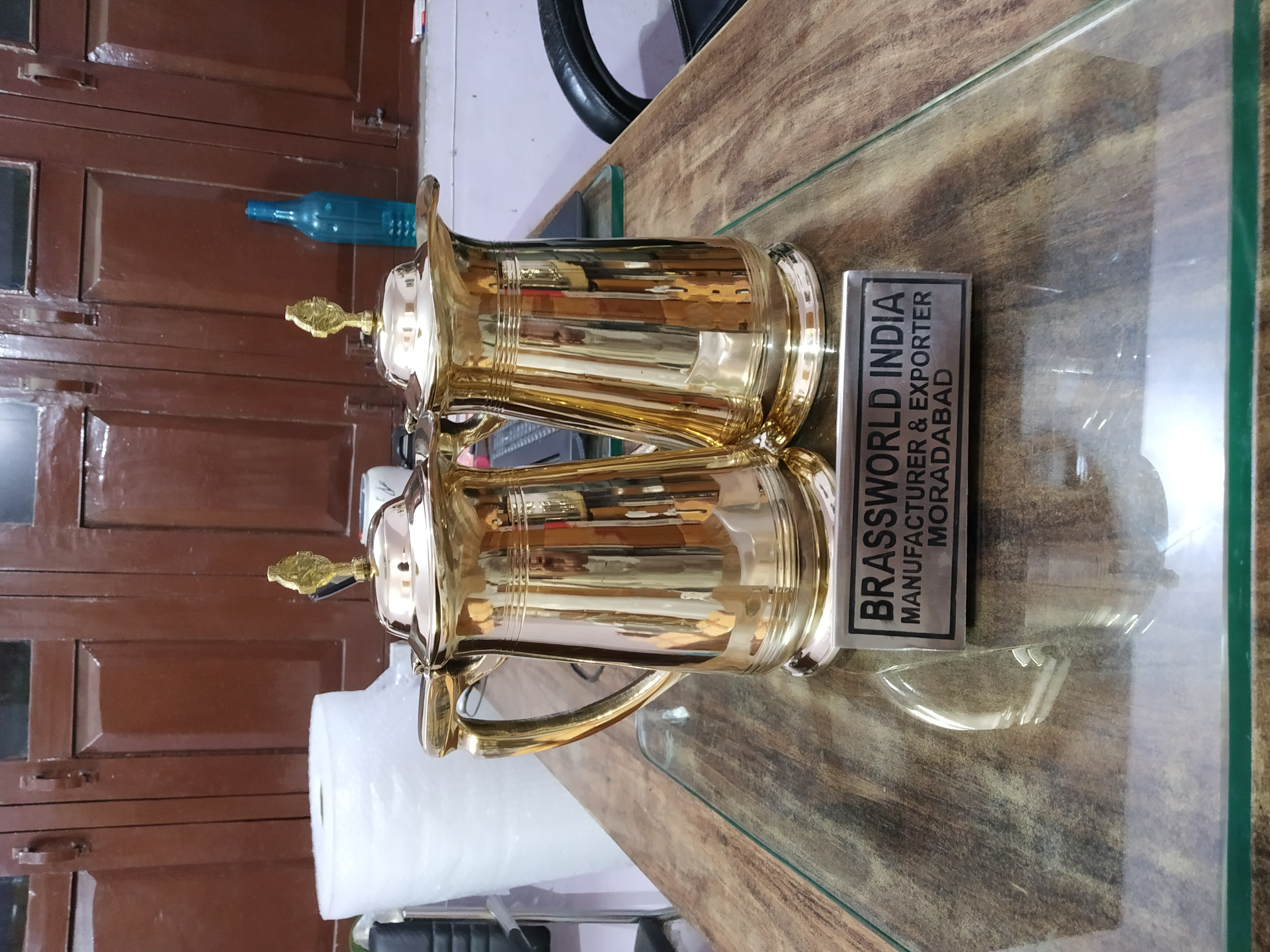 Brass Communion Jug Polished Church Supplies