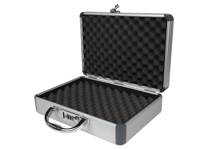Gun Case - Aluminum, Customized Size | Lockable, Industrial & Outdoor Use, Available In Black, Silver, Grey