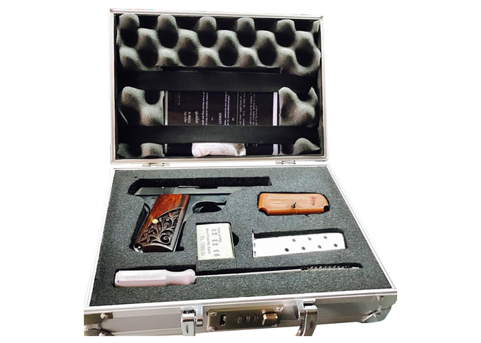 Gun Case - Aluminum, Customized Size | Lockable, Industrial & Outdoor Use, Available In Black, Silver, Grey