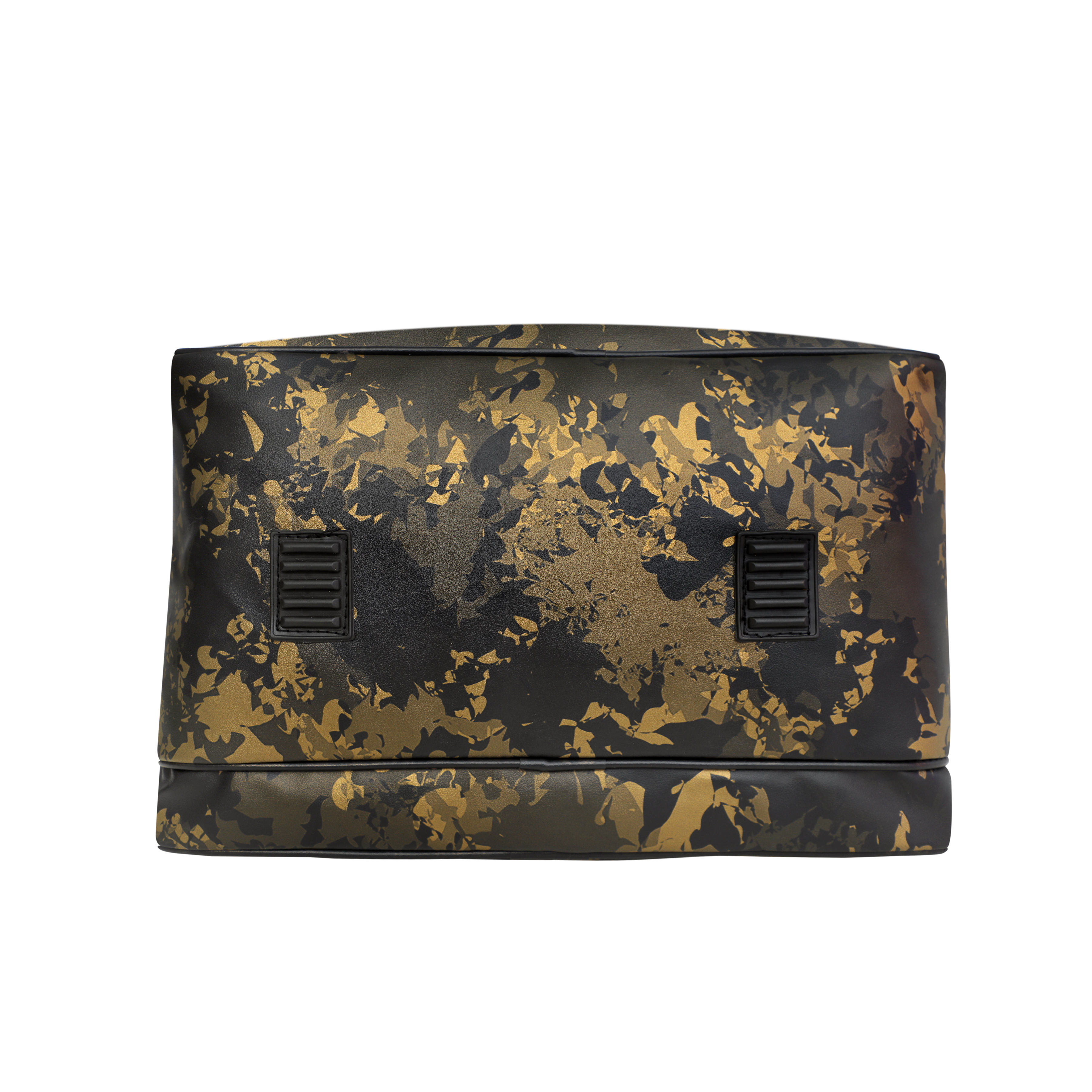 Travel Duffle Bag - Leather, 15 X 12 X 9 Inch, Green | 25 Liter Capacity, Cute Colorful Print Design, Convenient Handles, Zip Closure