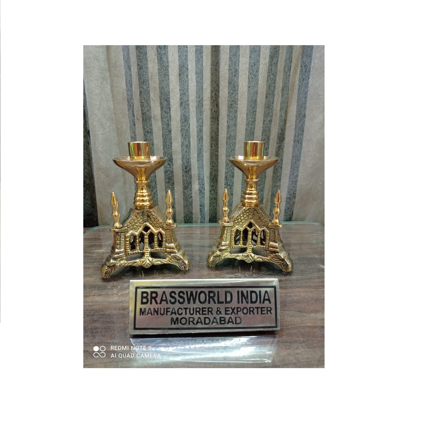 Brass Church Alter Small Candle Stick Church Supplies