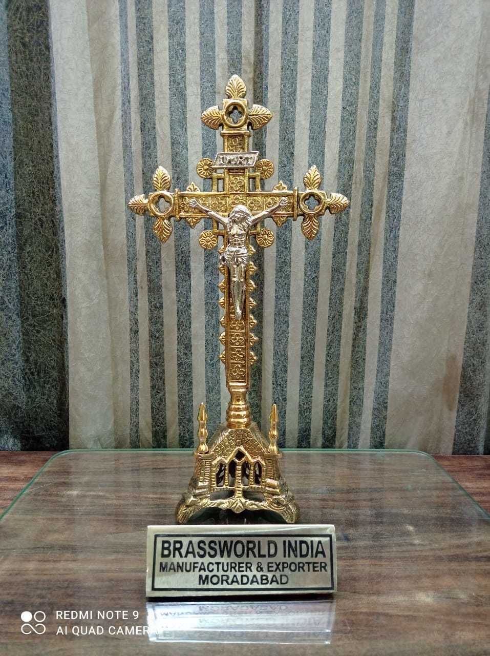 Brass Church Alter Set Of Three With Cross Church Supplies