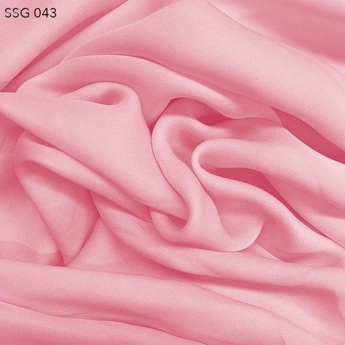 Viscose Georgett Fabric - 44 Inch Width | Lightweight, Breathable, Multi-color, Washable, Durable With Stylish Wrinkled Look