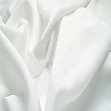 True Code Rfd Fabric - Polyester, 58 Inch Width, White Color, 90 Gsm, 13 Kg Weight | Washable, Plain Pattern, Ideal for Garment Use