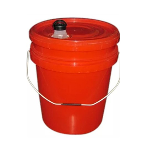 Hdpe Red Oil Bucket - Hardness: Rigid