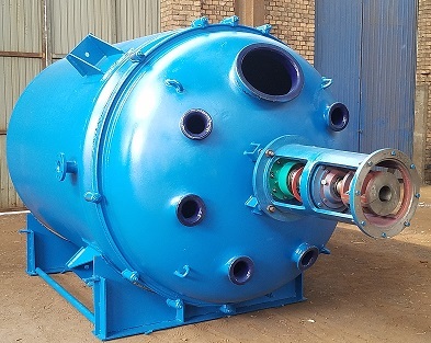 Glass-lined Reactor - Color: Blue
