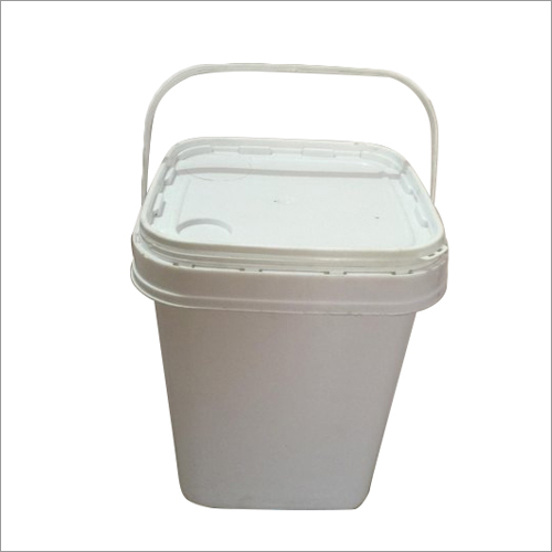 15 Ltr Plastic Square Container - HDPE White Plastic, Square Shape | Lightweight, Durable Design for Easy Handling and Safe Food Storage