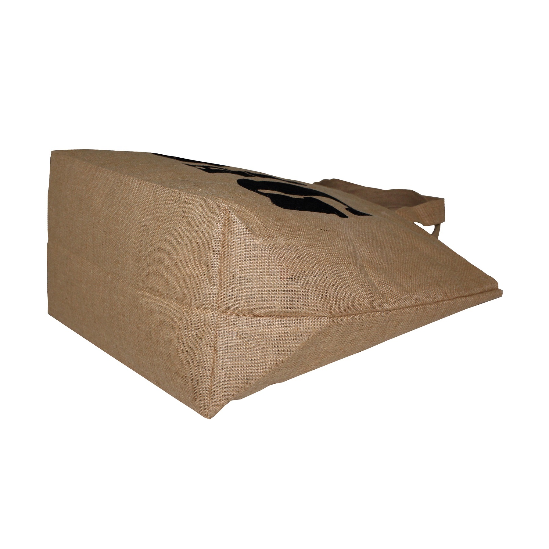 Re-useable Pp Laminated Jute Bag With Cotton Web Handle