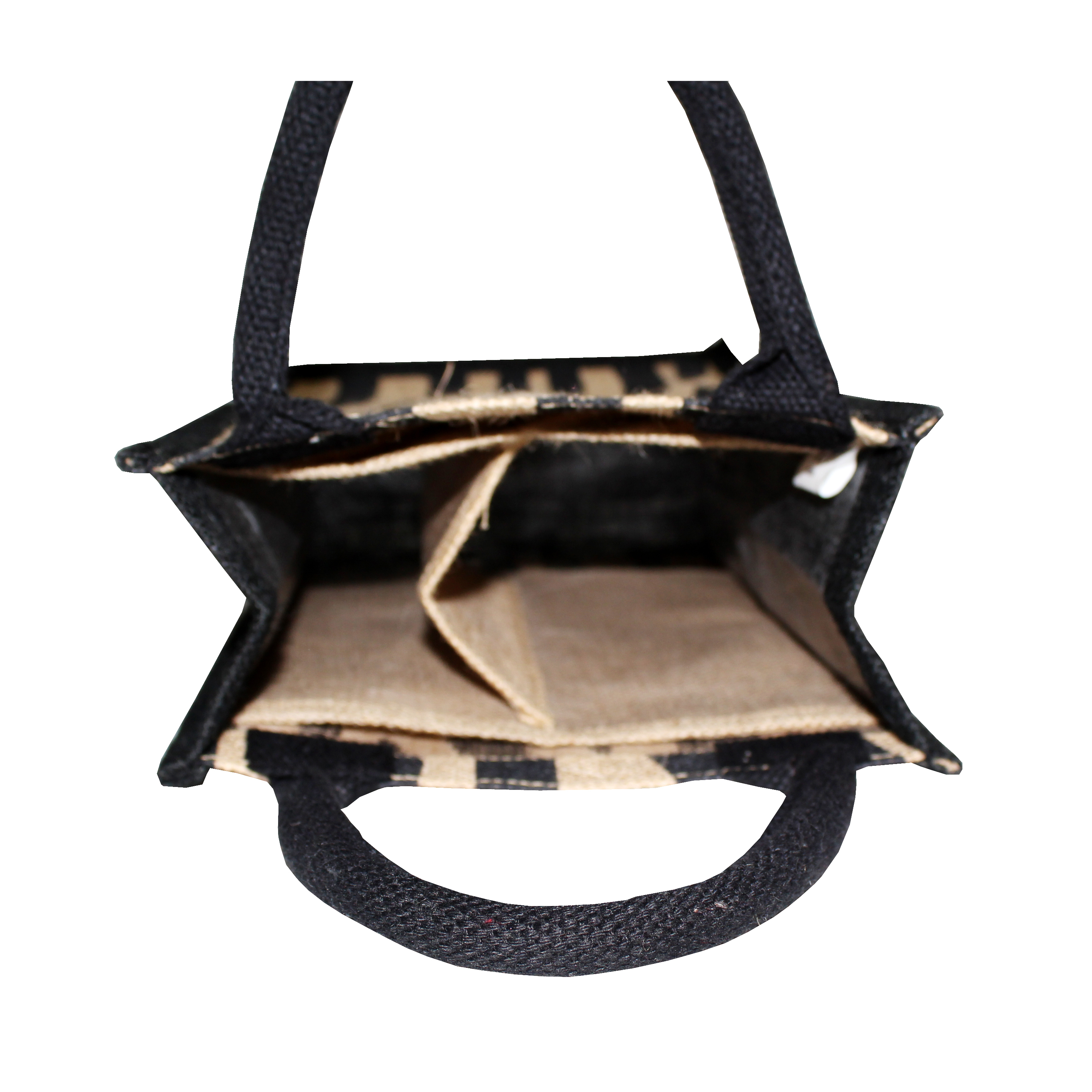 Available In All Color Inside Bottle Separator Padded Rope Handle Pp Laminated Jute Two Bottle Bag