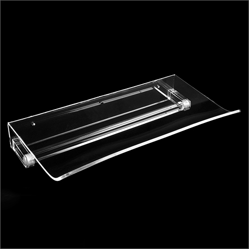 आयताकार ऐक्रेलिक दीवार तौलिया रैक